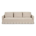 Luxury Modern Classic Striped Sofa with Ruffle Under the Sofa (Scalloped Skirt)