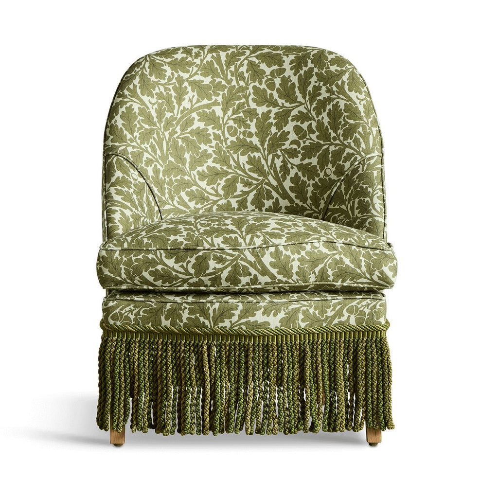 Classic single chair with floral patterns and oily shabs | Luxury Classic Design