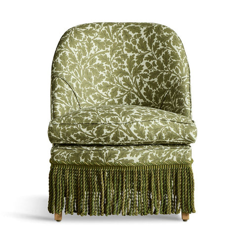 Classic single chair with floral patterns and oily shabs | Luxury Classic Design